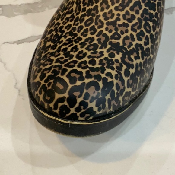LUCKY BRAND LEOPARD PRINT RAIN BOOTS SIZE 10M - Picture 8 of 8